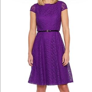 Purple dress by Evan-Picone